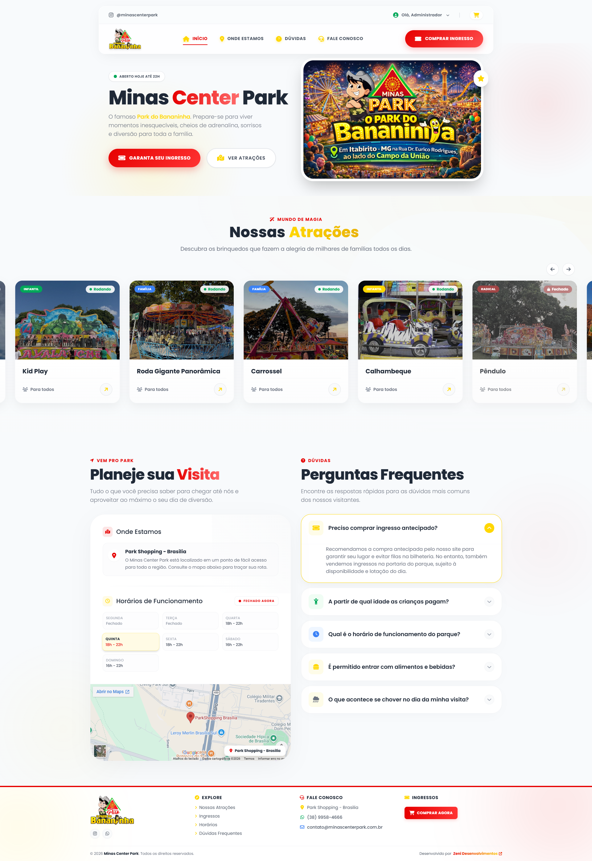 Minas Center Park - Park do Bananinha